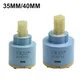 35mm/40mm Ceramic Tap Cartridge Valve Replacement Water Tap Mixer Spool Valve Ceramic Cartridge