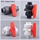 20-63mm PVC Double Union Ball Valve Quick Connector Control Valve Garden Watering Irrigation System