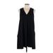 Z Supply Casual Dress - Shift: Black Solid Dresses - Women's Size Large