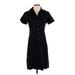 Banana Republic Casual Dress - Shirtdress: Black Dresses - Women's Size 4