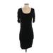 The Limited Casual Dress - Mini: Black Solid Dresses - Women's Size Small