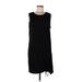 Como Vintage Casual Dress - Shift: Black Solid Dresses - New - Women's Size Large