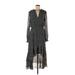 1.State Casual Dress - Midi: Black Dresses - Women's Size Medium