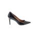 Calvin Klein Heels: Pumps Stiletto Cocktail Black Solid Shoes - Women's Size 7 - Pointed Toe