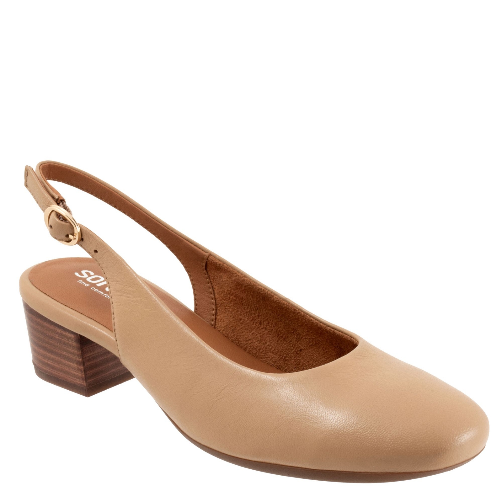Softwalk Largo - Womens 9.5 Tan Pump Medium