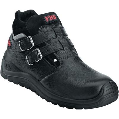 FHB - Botte de sécurité norbert Taille 41 noir cuir de vache S3 hro en iso 20345 Image