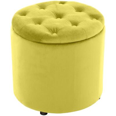 Sitzhocker Pantin Samt gelb Image