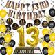 1 jeu Anniversaire Nombre Bon anniversaire Fête / Fête Guirlande Bannière Ballon pour Cadeau Décoration Soirée 32 pouce Aluminium
