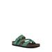 Hazy Leather Footbed Sandal