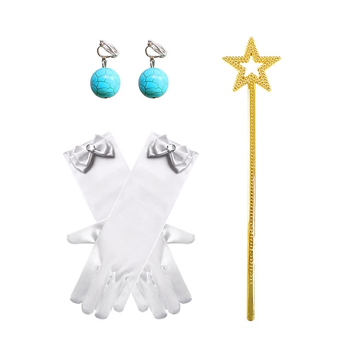 Rosa Pfirsich-Prinzessin Biqi-Schmuckkombination Super-Pfirsich-Pfirsich-Prinzessin-Accessoires für Kinder Image