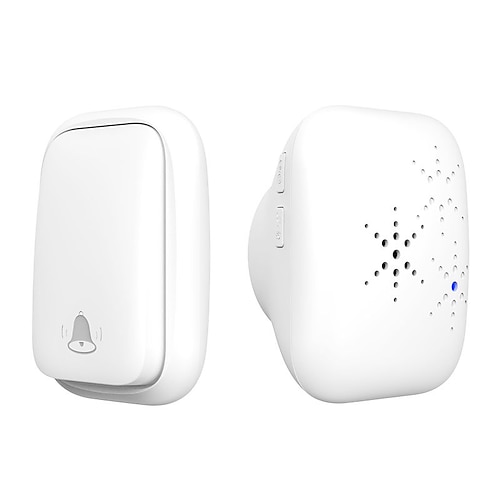 kabellose Türklingel mit eigener Stromversorgung, wasserdicht, keine Batterie erforderlich, 38 Klingeltöne, Plug-in-Ding-Dong-Türklingel, hohe Lautstärke, Pflegeklingel Image