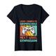 Damen Level Complete Grundschule Next Level Gymnasium T-Shirt mit V-Ausschnitt