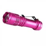 SunniMix 3X Battery Operated Light Torch Compact Pocket Handheld Flashlight Rose Red