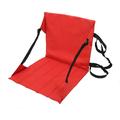 Folding Stadium Seat Lightweight Portable Oxford Cloth Stadium Bleacher Seat Cushion for Camping Picnic Red