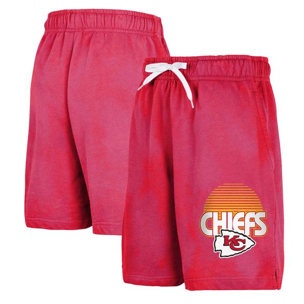 youth-red-kansas-city-chiefs-beach-bum-sun-bleached-french-terry-shorts/