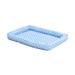 MidWest Homes for Pets Bolster Dog Bed 22L-Inch Blue Dog Bed or Cat Bed w/ Comfortable Bolster | Ideal for XS Dog Breeds & Fits a 22-Inch Dog Crate | Easy Maintenance Machine Wash & Dry