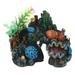 Rock Cave Aquarium Decoration Colorful Artificial Resin Coral Cave Decoration Used for Ocean Fish Jar Aquarium Decoration