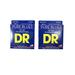 DR Electric Guitar Strings 2 Sets Pure Blues Vintage Pure Nickel 10-46