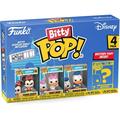 Funko Bitty Pop! Disney Mini Collectible Toys - Minnie Mouse Daisy Duck Donald Duck & Mystery Chase Figure (Styles May Vary) 4-Pack