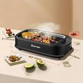 GIFFIH Smokeless Electric Portable BBQ Grill with Turbo Smoke Extractor