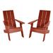 Highwood 2pc Modern Adirondack Chair Set