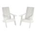 Highwood 2pc Modern Adirondack Chair Set