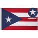TOPFLAGS Puerto Rico Flag 5x8 Feet - Embroidery Embroidered Puerto Rico Flags with2 Brass Grommets Heavy Duty for Outdoor Vivid Color Fade-resistant Sewn Stripes