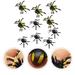 30 Pcs Patterned Spider Toy Haunted House Prop Spider Props Pranks Horror Animal Spider Plush Festival Cosplay Props