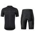 Men s Bike Clothing Set Short Sleeve Breathable Cycling Jersey with Quick Elastic Cycling Shorts