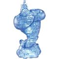 BePuzzled Original 3D Crystal Jigsaw Puzzle - Genie Disney Aladdin Brain Teaser Fun Decoration for Kids Age 12 and Up 35 Pieces (Level 1) Blue