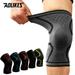 1PCS Fitness Running Cycling Knee Support Braces Elastic Nylon Sport Compression Knee Pad Sleeve For Basketball Red L