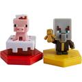 Mattel MINECRAFT Earth BOOST MINI FIGURES 2-PACK NFC-Chip Toys Earth Augmented Reality Mobile Game Based on Minecraft Video Game Great for Playing Trading and Collecting Adventure Toy