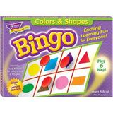 Trend Enterprises: Colors & Shapes Bingo Game Exciting Way for Everyone to Learn 10 Colors & 6 Shapes Play 6 Different Ways Great for Classrooms and at Home 2 to 36 Players for Ages 4 and Up