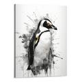 Fenyluxe Black And White African Penguin Animal Nursery Poster Wall Art Canvas Print Poster Children s Room Decoration Painting Wall Decoration 16x20 Inch