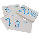 Constructive Playthings Kids Touch and Trace Number Learning Cards 30 pcs. Multicolor