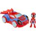 Spidey and His Amazing Friends Glow Tech Web-Crawler Toy Car with Spider-Man Action Figure Marvel Super Hero Preschool Toys for 3 Year Old Boys and Girls and Up Lights & Sounds