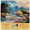 SUNSOUT INC - Springtime Valley - 1000 pc Jigsaw Puzzle by Artist: James Lee - Finished Size 20 x 27 - MPN# 18085