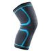 Sports Compression Sleeve Knee Pads Elastic Nylon Fitness Running Basketball Volleyball Knee Support Braces for Men And Women Blue M