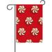 Hidove Garden Flag Christmas Candys Seasonal Holiday Yard House Flag Banner 28 x 40 inches Decorative Flag for Home Indoor Outdoor Decor
