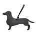 Miayilima Event & Party 2024 New Dachshunds Dog One Sided Dispersion No Oil Side Simple And Cute Dachshunds Dog Bag Pendant Female Bag Schoolbag Pendant C