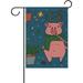 Hidove Garden Flag Christmas Cute Pig Seasonal Holiday Yard House Flag Banner 28 x 40 inches Decorative Flag for Home Indoor Outdoor Decor