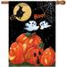 Hidove Autumn Halloween Pumpkin Ghost Garden Yard Flag Banner House 28 x 40 inch Fall Witch Moon Spider Small Mini Decorative Double Sided Welcome Flags for Holiday Wedding Party Outdoor