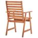 Andoer parcel Patio Chairs Deck Lawn Patio 6 Pcs Wood Vidaxl Furniture Deck Wood Slat Table Chairs Chairs D0320723d Patio Chair Deck Chair Slat Chair