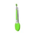 SunniMix 2pcs Kitchen Tongs with Silicone Tips for Food Barbecue Cooking Utensils 7 Inch Green 7 inch Green 3 Pcs