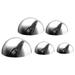 5 Pcs Garden Reflective Ball Sphere Home Half Outdoor Decorations for Clearance Hollow