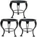 3pcs Iron Flowerpot Holder Planter Pot Stand Iron Art Flower Rack Flower Pot Frame