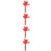 Mailbox Sign Decoration 4 PCS Bird Flag Replacement Decorations The Home Lawn Ornament Red Iron