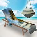 towel beach chair cover with side pockets comfortable and quick drying lounge chair lounge chair towel cover suitable f