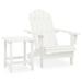 Andoer parcel Patio Chair With Chair Set Wooden Wood Fire Wooden Porch Pool Fire Pit Chair Lawn Deck Furniture Pool Lawn Deck Set Wooden Porch Table Fir Wood White Pit Chair Set