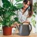 IWRUHZY Plant Watering Can 1 Gallon Long Spout Watering Can Flower Patterns Indoor Watering Can with Comfortable Handle Plastic Watering Can Watering Can Indoor Plant Watering Can for Garden Plants